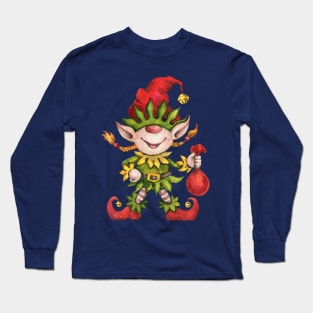 Christmas Elf Long Sleeve T-Shirt